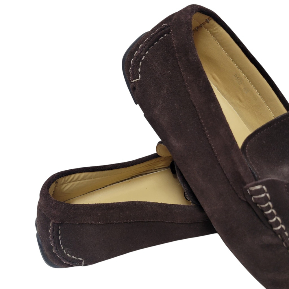 PRADA DRIVER Brown Loafers Style F102 Size 43EU 10US Men's - Picture 2 of 9